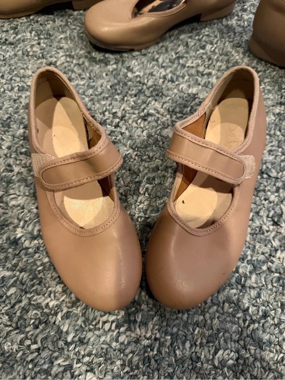 Kids tan Tap shoes size 12